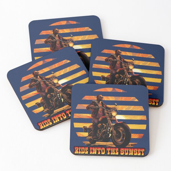 Item preview, Ride into the Sunset - Orange designed and sold by Griffin Door.