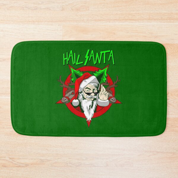 Item preview, ugly christmas hail santa pentagram designed and sold by Gossip Rag.