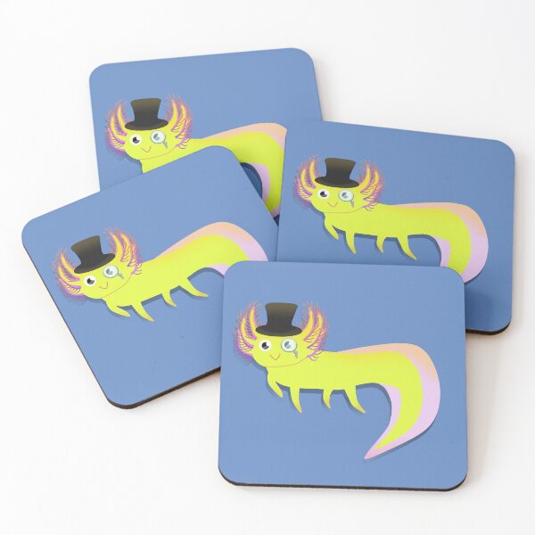 Item preview, Axolotl That is Friend Shaped (dapper yellow) designed and sold by Tweetyeti.