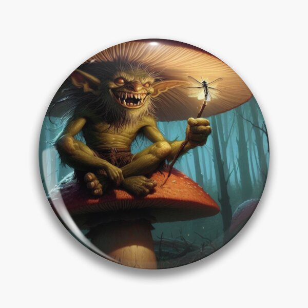 Item preview, Goblin on a Toadstool designed and sold by Kenneth Labuskes.