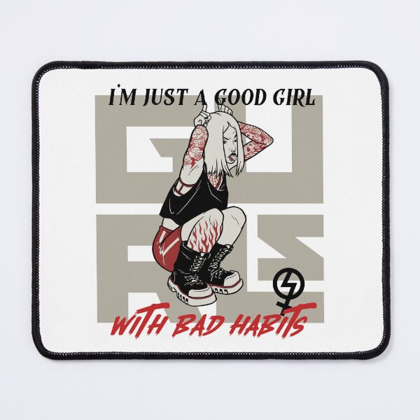 Item preview, I'm Just A Good Girl With Bad Habits Premium T-Shirt designed and sold by henes88.