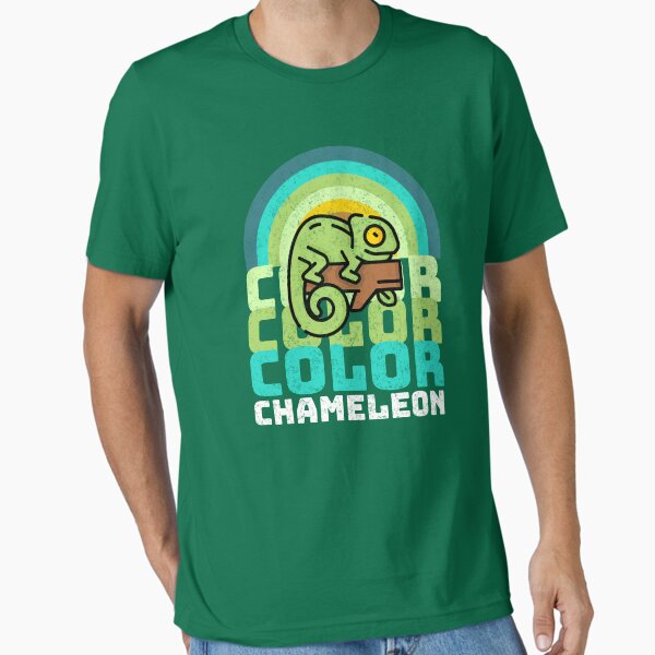 Item preview, Vintage Color Chameleon Rainbow  designed and sold by DetourShirts.