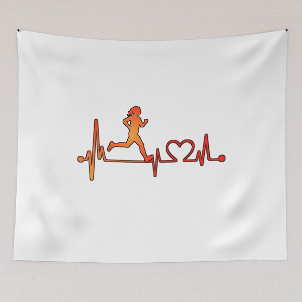Item preview, Running heartbeat Cross country running for women designed and sold by seritik.