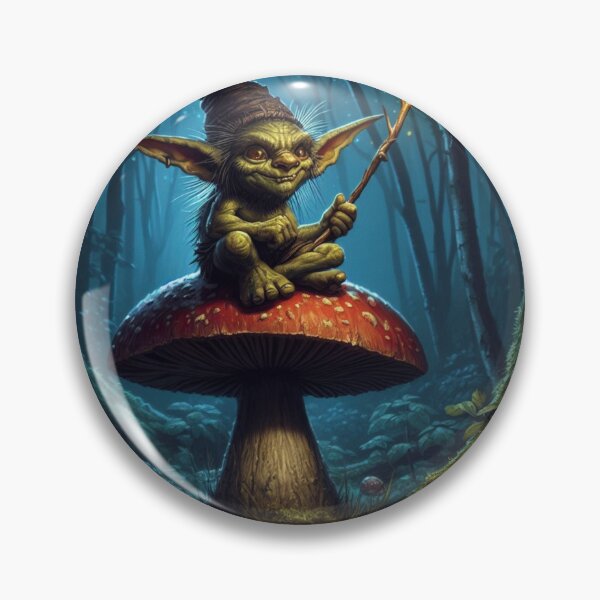 Item preview, Goblin on a Toadstool designed and sold by Kenneth Labuskes.