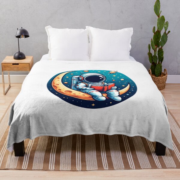 Item preview, Astronaut reading a book in space designed and sold by TomTeeShop01.
