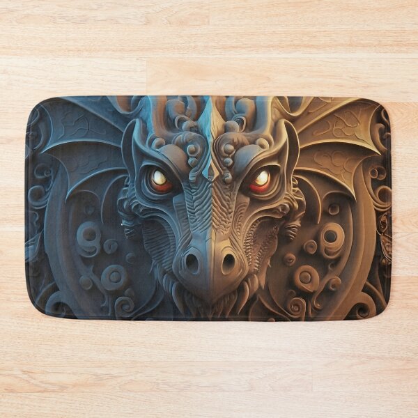 Item preview, Stone Gargoyle Dragon Gothic Glowing Eyes designed and sold by DragonRealms.