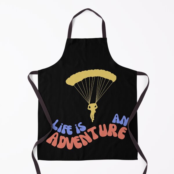 Item preview, Life is an Adventure, Life is Fun, Skydiving Parachute Primary Colors designed and sold by IntoClearWater.