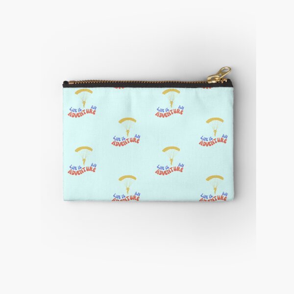 Item preview, Life is an Adventure, Life is Fun, Skydiving Parachute Primary Colors designed and sold by IntoClearWater.