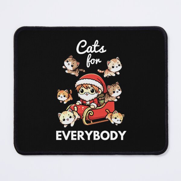 Item preview, Cats For Everybody Funny Not Ugly Cute Christmas Sweatshirt designed and sold by 4TeeToo.
