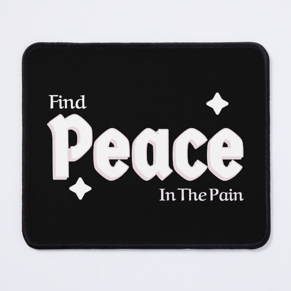 Item preview, Find Peace In The Pain Essential T-Shirt designed and sold by henes88.