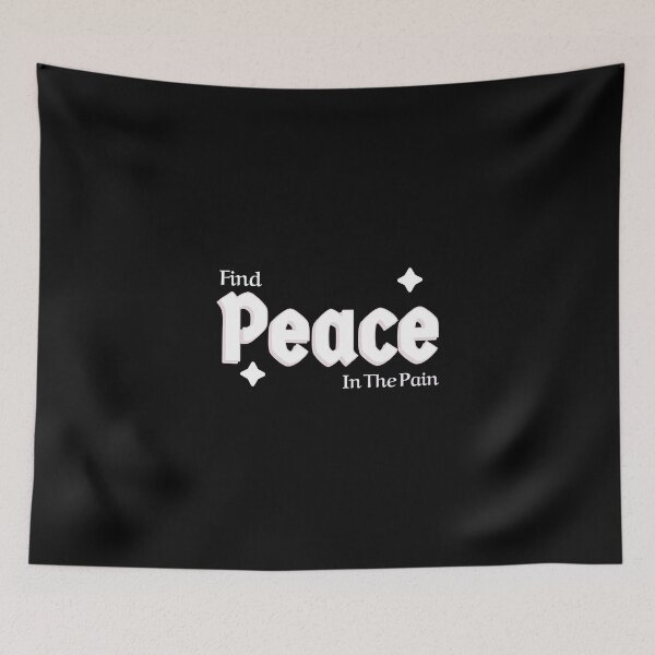 Item preview, Find Peace In The Pain Essential T-Shirt designed and sold by henes88.