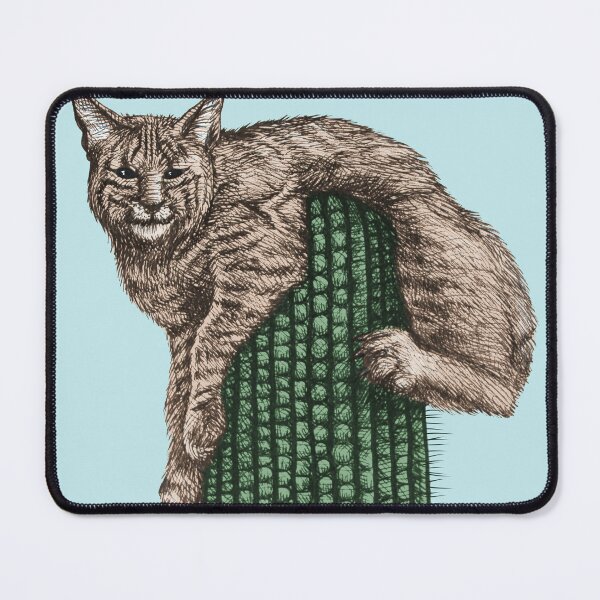 Item preview, Lazy Lynx Atop a Giant Cactus designed and sold by GDiEDesigns.