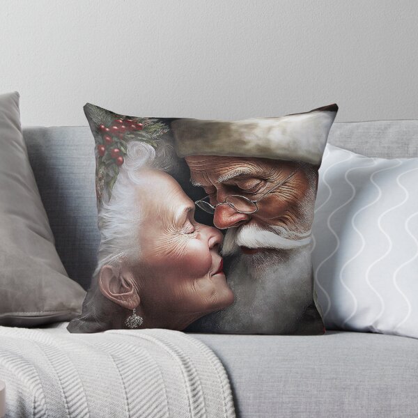 Santa and store mrs claus pillows