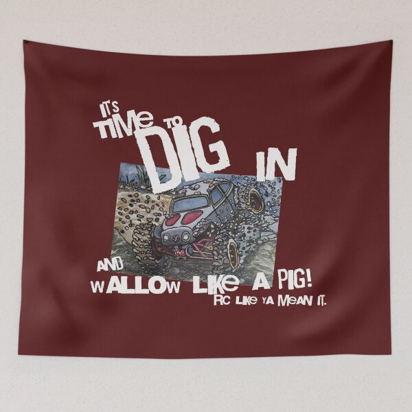Item preview, RC 4x4 Dig In And Wallow Like A Pig. RC Like you mean it. designed and sold by DrawnToColour.