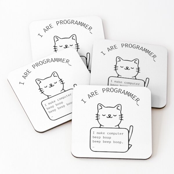 Item preview, I are programmer (I make computer beep boop beep beep boop) designed and sold by sassandsun.