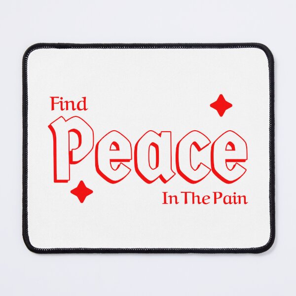 Item preview, Find Peace In The Pain Sticker designed and sold by henes88.