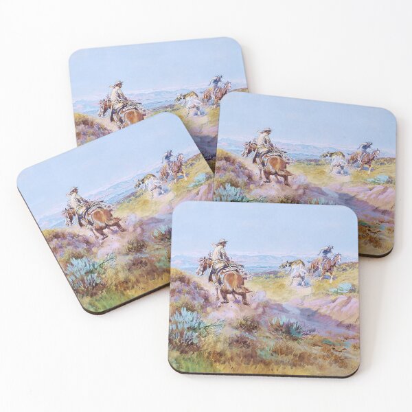 Item preview, “When Cows Were Wild” by Charles M Russell designed and sold by PatricianneK.