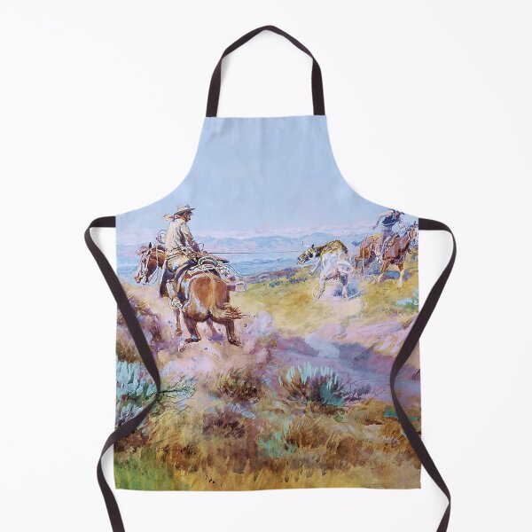 Item preview, “When Cows Were Wild” by Charles M Russell designed and sold by PatricianneK.