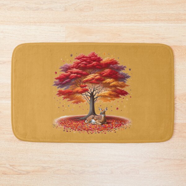 Item preview, Fawn Under Autumn Maple designed and sold by Matt's Artificial Nature.