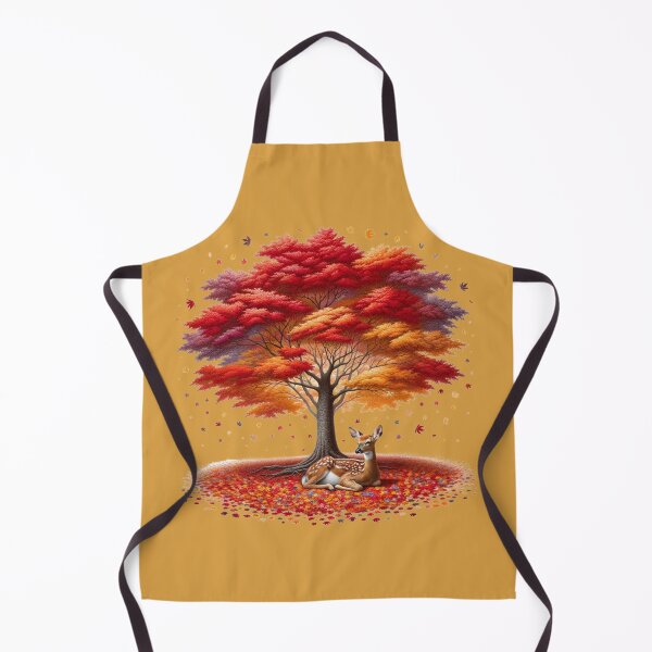 Item preview, Fawn Under Autumn Maple designed and sold by Matt's Artificial Nature.