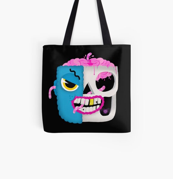 Sweet Zombie Head All Over Print Tote Bag
