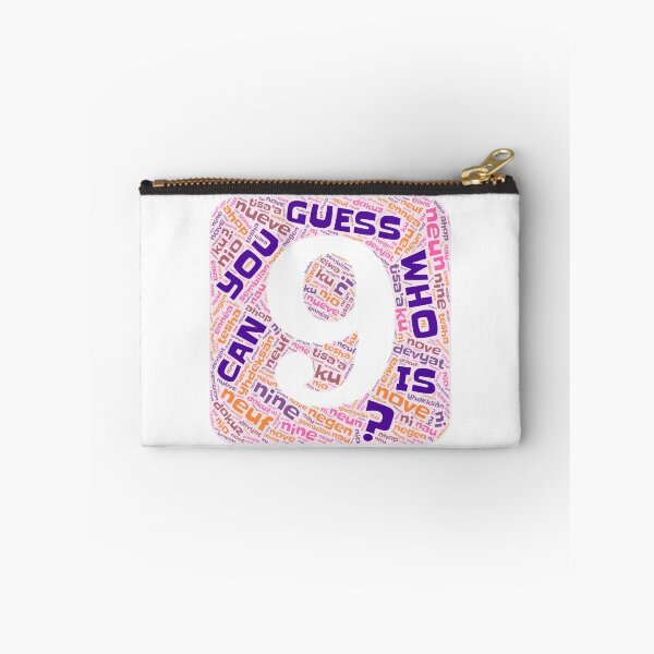 Item preview, Guess Who Ninth Birthday in Pinks and Purples designed and sold by WordsYouLove.