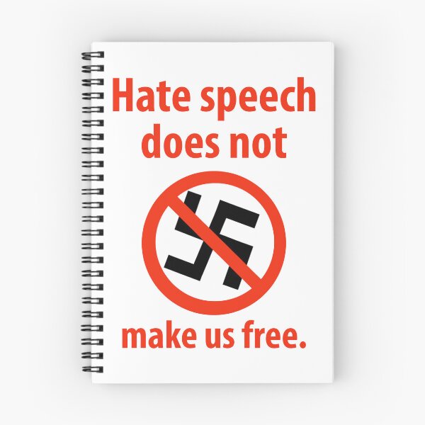 Item preview, Hate speech does not make us free designed and sold by Rachel the Artist .