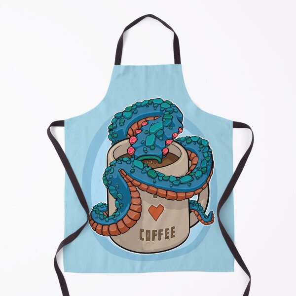 Item preview, Monsters Drinking Coffee - Slither designed and sold by CreatureSketch.