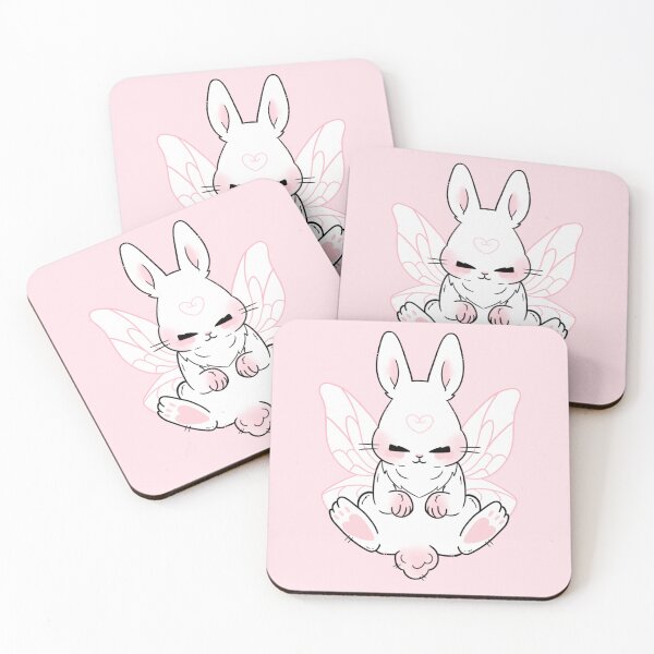 Artikelvorschau, Fairy bunny kawaii pink entworfen und verkauft von Puuk.