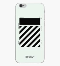 Off-White Diagonals Temperature (Teal) iPhone Case