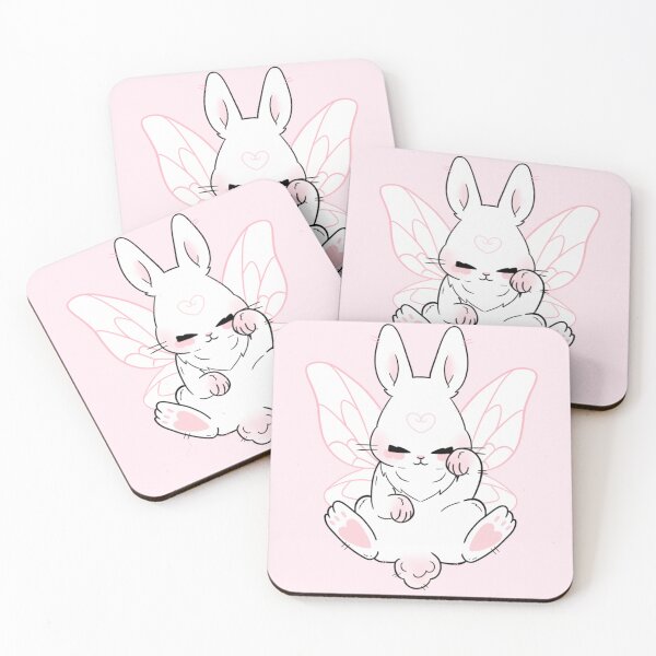 Artikelvorschau, Fairy bunny kawaii pink entworfen und verkauft von Puuk.