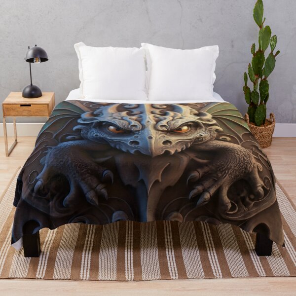 Item preview, Medieval Green Winged Gargoyle Dragon Motif designed and sold by DragonRealms.