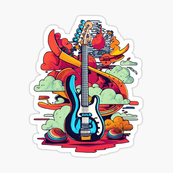 Artikel-Vorschau von Rockgitarre, designt und verkauft von NotesForMusic.