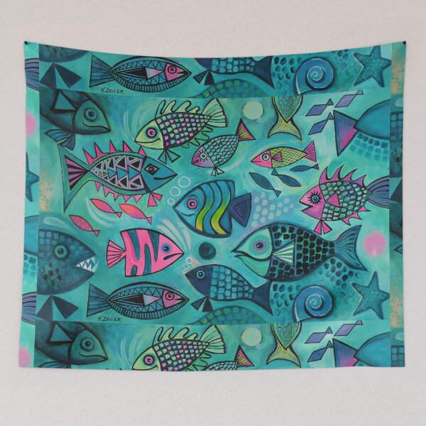 Item preview,  Funny Fish  designed and sold by Karin Zeller.