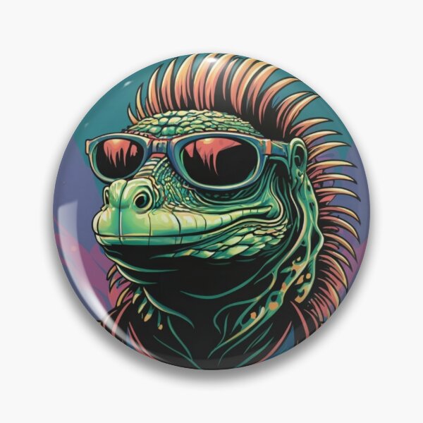 Item preview, Neon Lizard Dude Bro designed and sold by CraftedRealm.