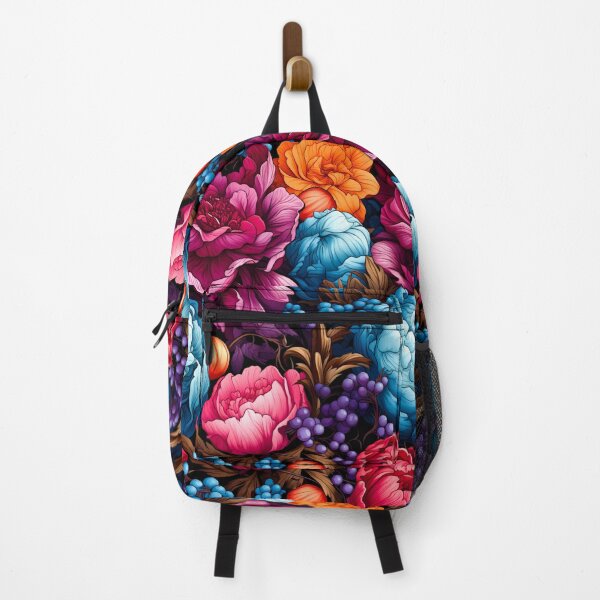 Item preview, Charming pattern of colourful flowers  designed and sold by Zavdesign.