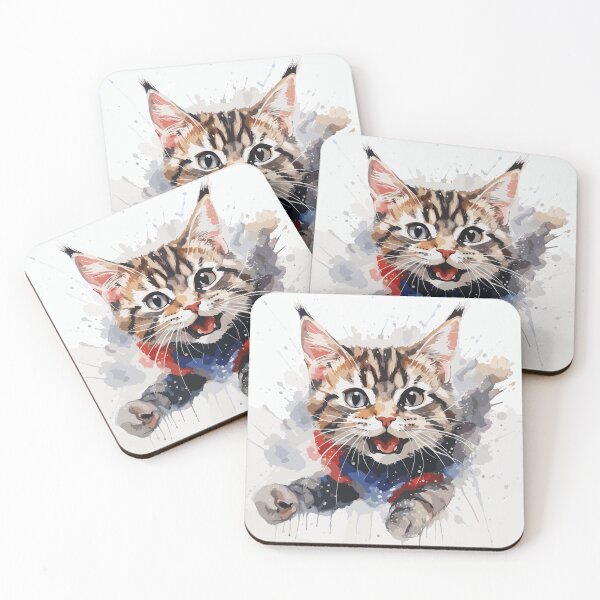 Item preview, Super hero cat designed and sold by ADSOFTTH.
