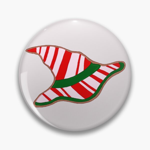 Item preview, Peppermint Witch Hat Gingerbread Cookie designed and sold by ChelsDesignShop.