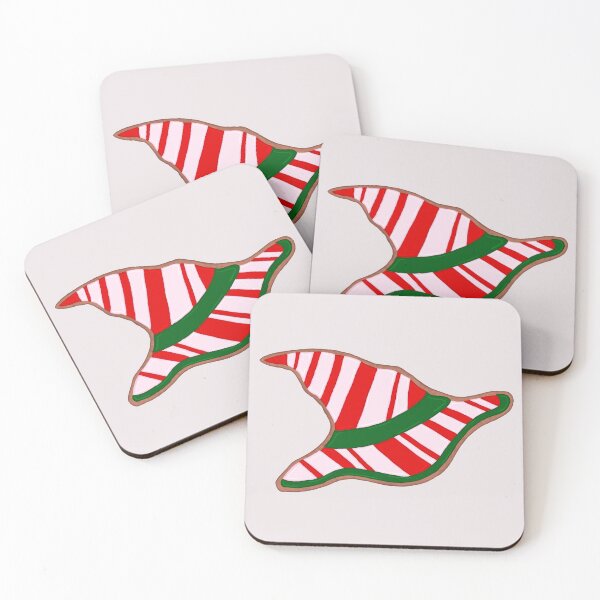 Item preview, Peppermint Witch Hat Gingerbread Cookie designed and sold by ChelsDesignShop.