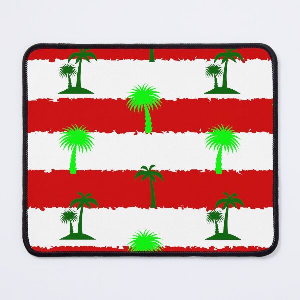 Item preview, tropical christmas palm trees striped designed and sold by Gossip Rag.