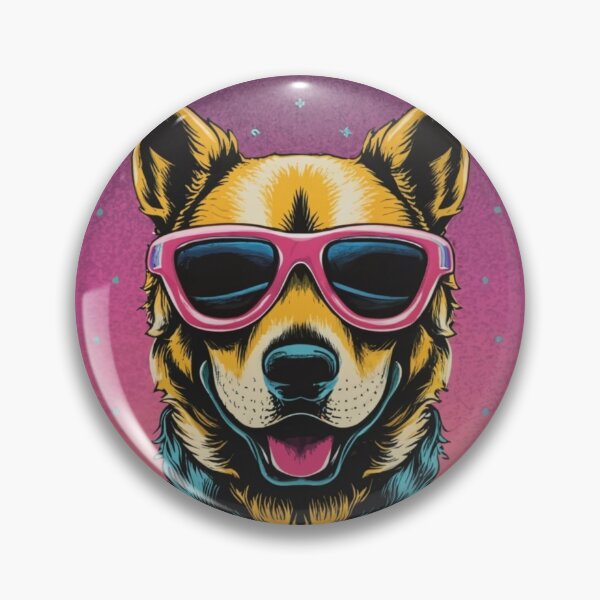 Item preview, Retro Cool K9 Wearing Shades designed and sold by CraftedRealm.
