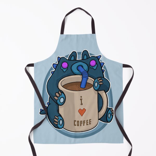 Item preview, Monsters Drinking Coffee - Slurpy designed and sold by CreatureSketch.