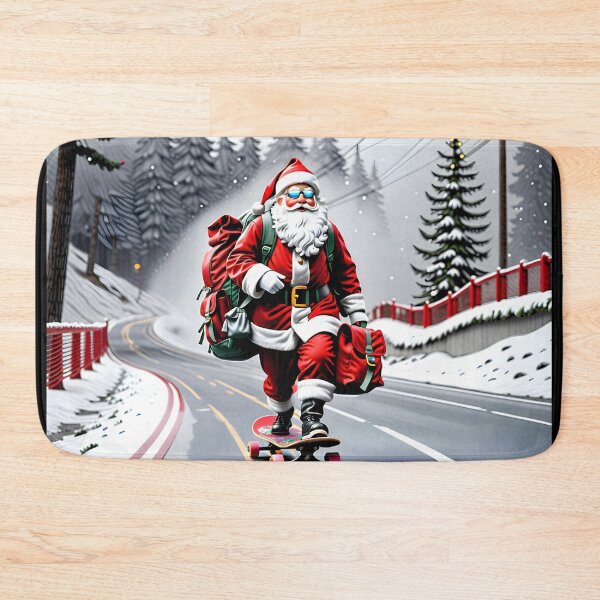 Item preview, Santa on a Skateboard designed and sold by Randy Turnbow.