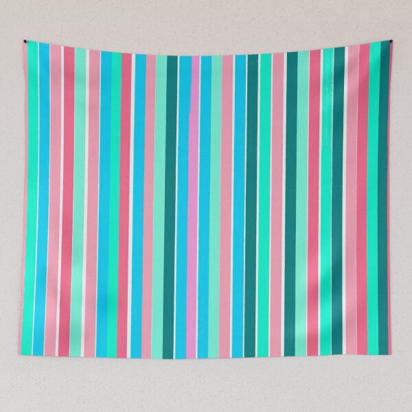 Item preview, Teal and Pink Stripes designed and sold by DanielleGensler.