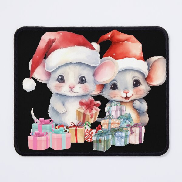 Item preview, Fat Mouse is having fun choosing a gift. designed and sold by attakorn.