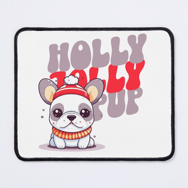 Item preview, Kawaii Frenchie Holly Jolly Pup designed and sold by SimplyLiss.