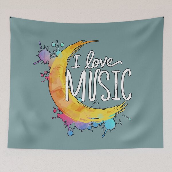 Item preview, I love Music designed and sold by NotesForMusic.