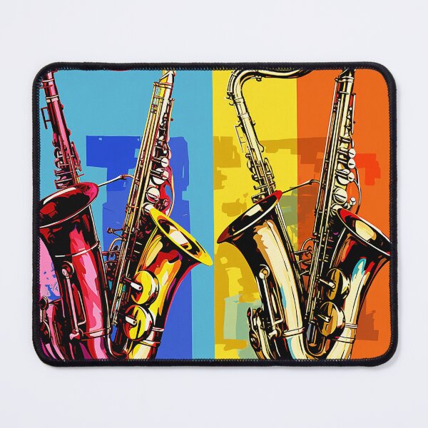 Item preview, Two saxophone creates a heart designed and sold by RalNix.