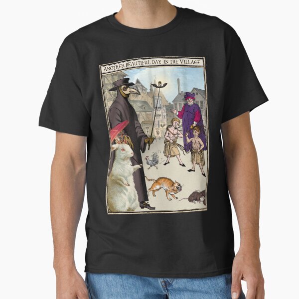 Item preview, Plague Doctor and Rabbit Medieval Village  designed and sold by GrayHareCards.