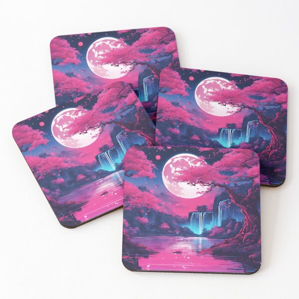 Item preview, Vaporwave Falls designed and sold by SilverSunStudio.